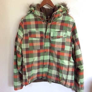 Plaid Burton Snowboarding Jacket